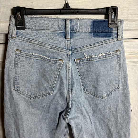 Abercrombie High Rise 90s Relaxed Jean Comfort Stretch Medium Wash Flattering - Picture 11 of 11